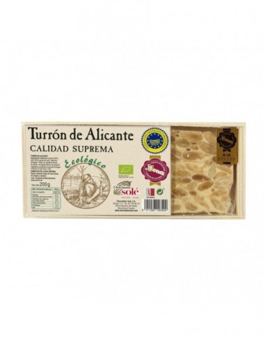 Turrón De Alicante Eco Chocolates Solé