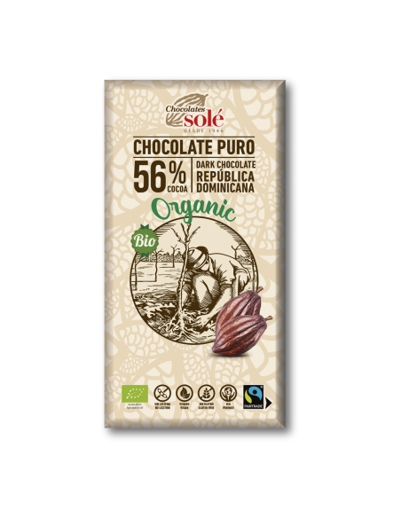 Chocolate Negro 56% Eco 100G Chocolates Solé