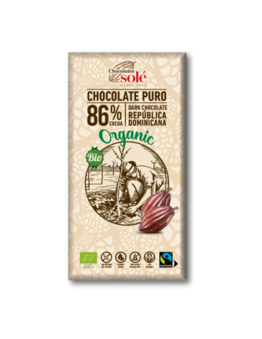 Chocolate Negro 86% Eco 100G Chocolates Solé