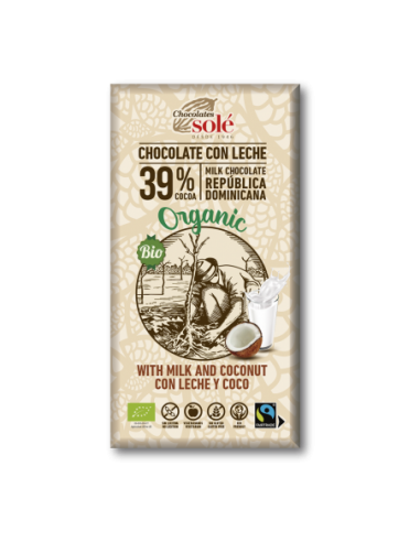 Chocolate con Leche y Coco Eco 100G Chocolates Solé