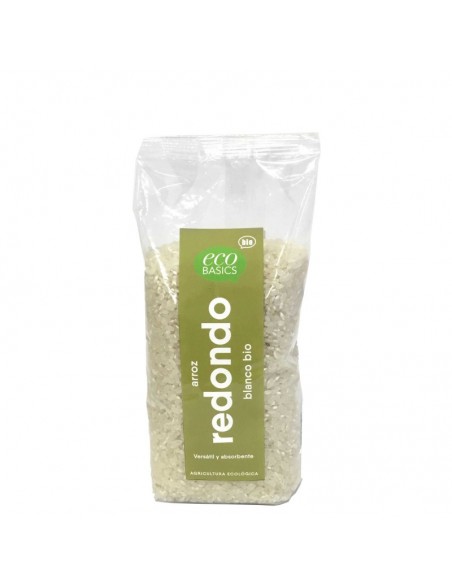 Arroz redondo blanco bio 500g Ecobasics