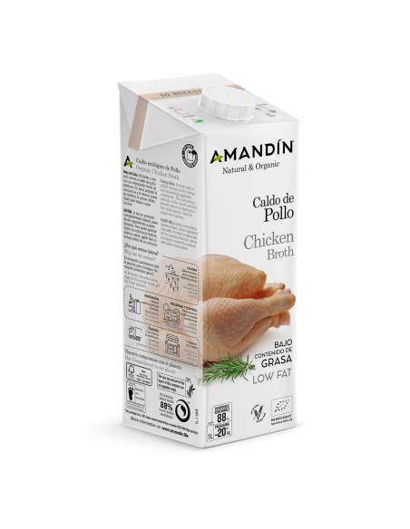 Caldo De Pollo 1Lt. Bio Amandin