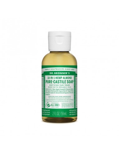 Jabón Líquido Almendras 60Ml. Dr. Bronner's