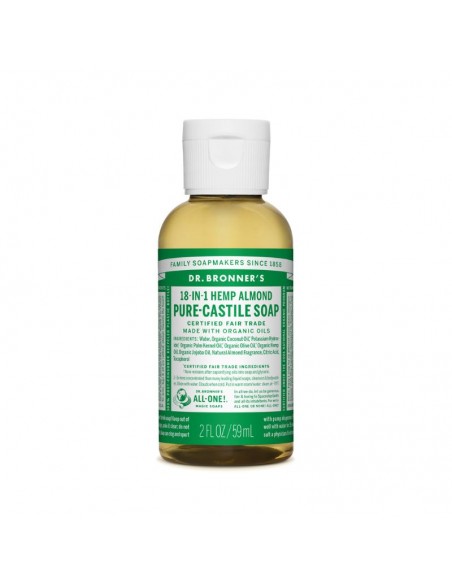 Jabón Líquido Almendras 60Ml. Dr. Bronner's