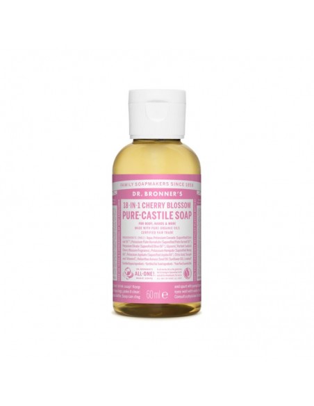 Jabón Líquido Flor De Cerezo 60Ml. Dr. Bronner's