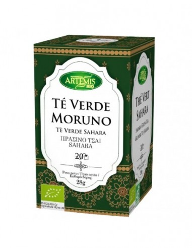  Té Verde Moruno Sahara Infusion 20Bolsitas. Bio Artemis