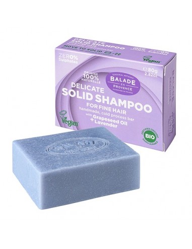 Champú sólido con lavanda para cabello fino Balade en Provence