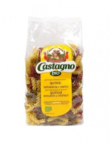  Espirales De Trigo Con Quinoa Remolacha 500Gr. Eco Castagno