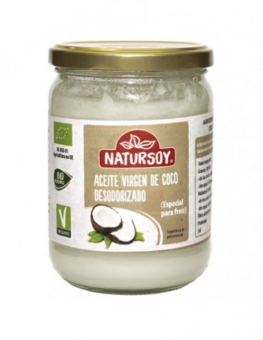  Aceite De Coco Desodorizado 400Ml. Bio Natursoy