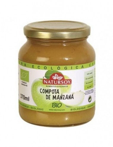  Compota De Manzana 370Gr. Bio Vegan Natursoy