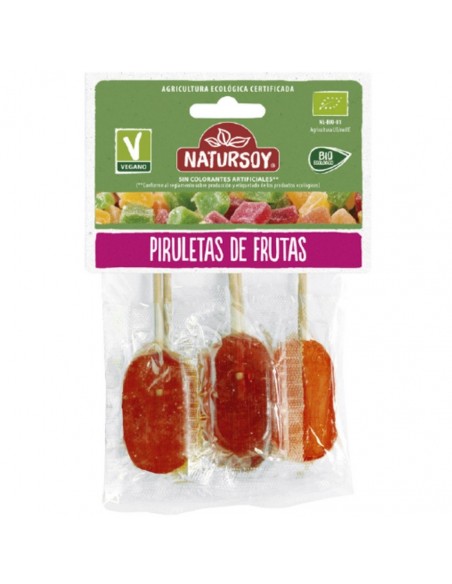  Piruletas 5 Sabores 75Gr. Natursoy