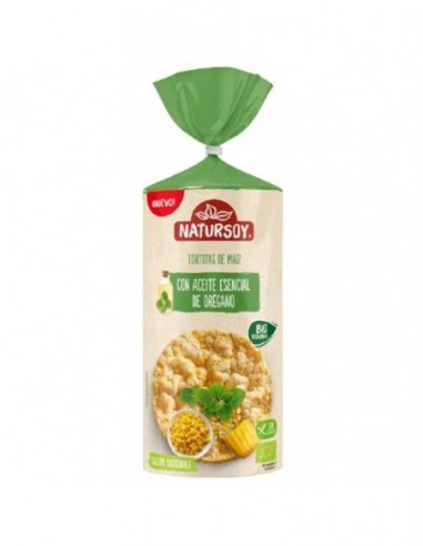  Tortitas De Maiz Con Aceite De Oregano 180G Bio Sg Natursoy