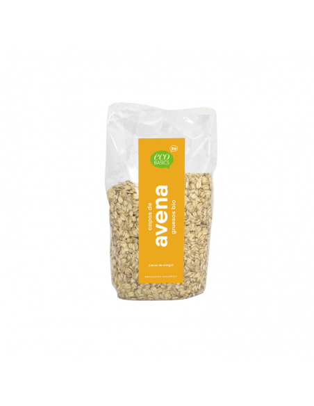 Copos de avena gruesos bio 500g Ecobasics