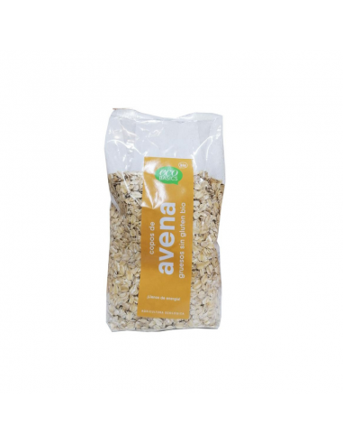 Copos de avena gruesos sin gluten bio 500g Ecobasics