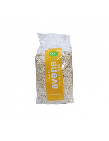 Copos de avena finos sin gluten bio 500g Ecobasics