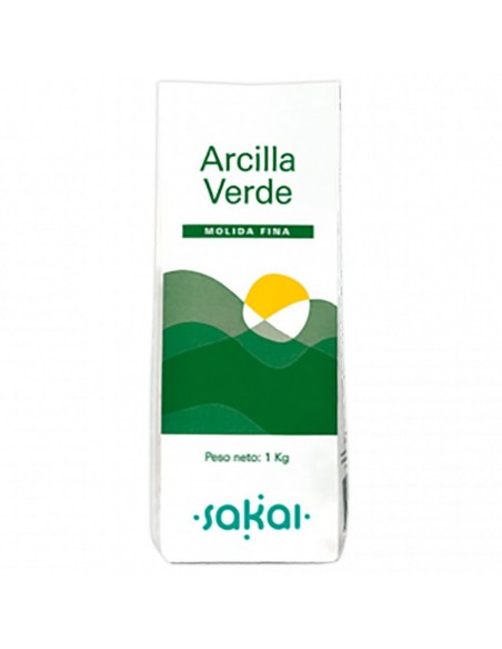 Arcilla Verde Fina 1Kg. Sakai