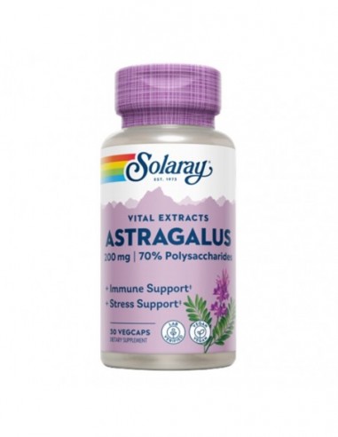  ASTRAGALUS ROOT EXTRACT 200mg. 30cap.veg Solaray