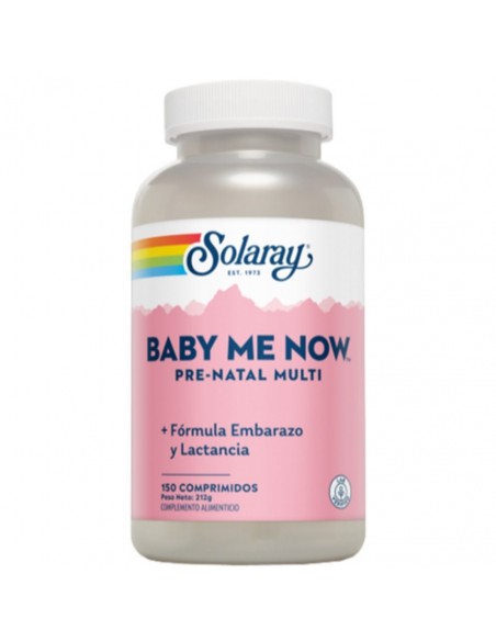  BABY ME NOW PRENATAL MULTI 150comp. Solaray