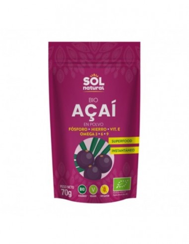  Açai En Polvo 70Gr. Bio Sol Natural