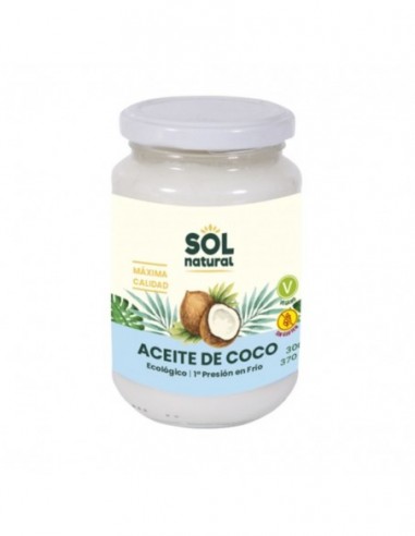  Aceite De Coco Virgen Extra 370Ml. Bio Sol Natural