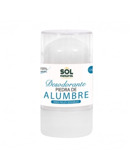  Desodorante Piedra Alumbre 120Gr. Sol Natural