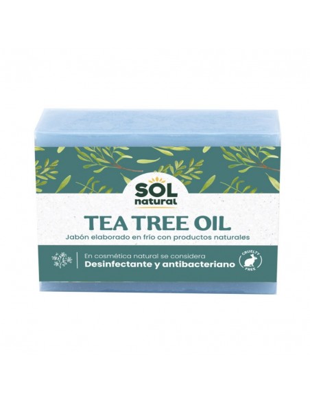  Jabon En Pastilla De Tea Tree 100Gr. Sol Natural