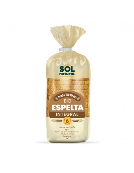  Pan De Molde De Espelta Integral 400Gr. Bio Sol Natural