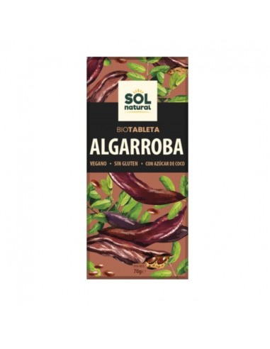 Chocolate De Algarroba Tableta 70Gr. Bio Sol Natural