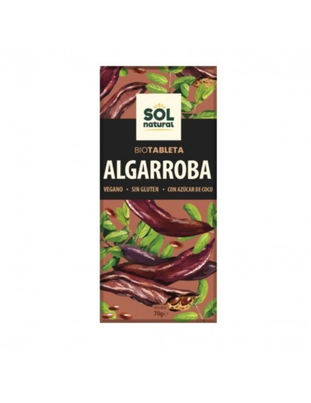 Chocolate De Algarroba Tableta 70Gr. Bio Sol Natural