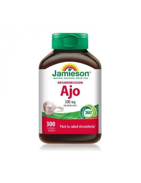  Ajo Desodorizado 500Mg. 300Cap. Jamieson