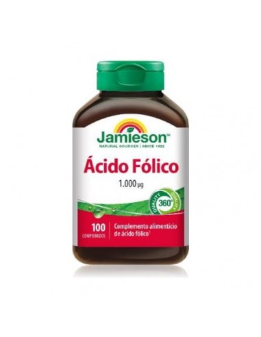 Acido Folico 1000Mcg. 100Comp. Jamieson