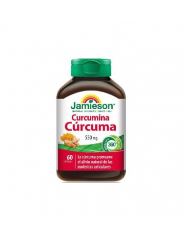 Curcumina Curcuma 550Mg. 60Cap. Jamieson