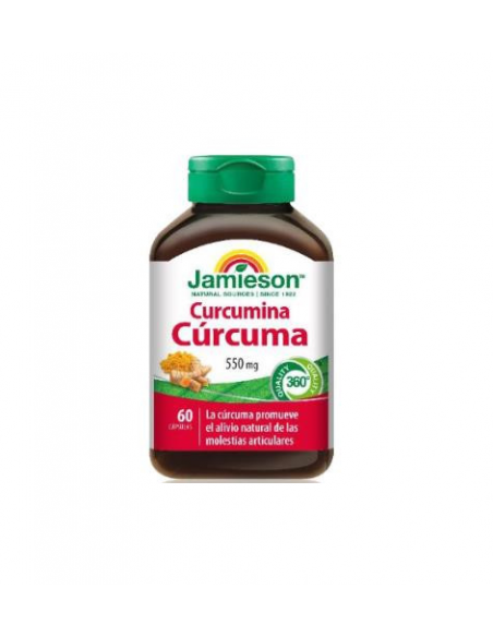 Curcumina Curcuma 550Mg. 60Cap. Jamieson