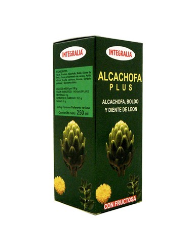 Alcachofera Plus Sin Azucar Jarabe 250Ml. Integralia