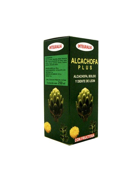 Alcachofera Plus Sin Azucar Jarabe 250Ml. Integralia