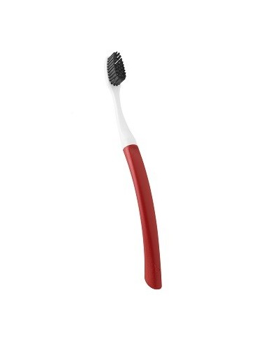 Cepillo de dientes con cabeza reemplazable Edith- Soft rojo Bioseptyl