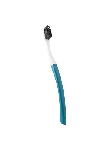 Cepillo de dientes con cabeza reemplazable Edith- Soft azul marino Bioseptyl