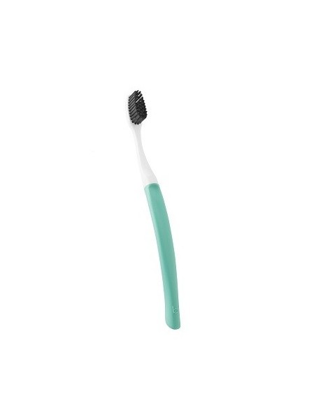 Cepillo de dientes con cabeza reemplazable Edith- Soft azul claro Bioseptyl