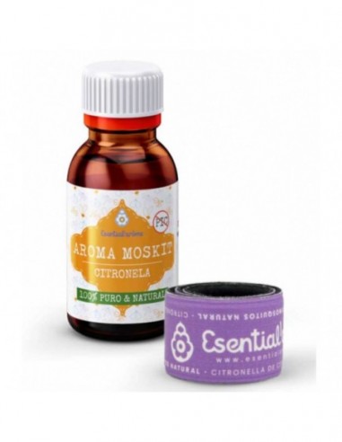 Aromamoskit 15Ml. Pack Con Brazalete Esential Aroms