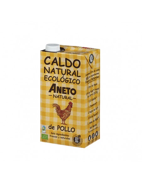 Caldo de pollo 1l ECO Aneto