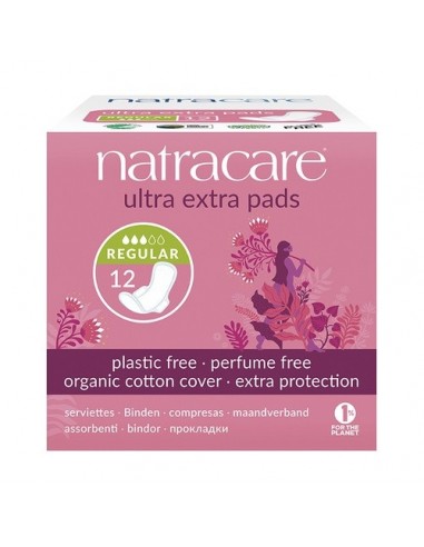 Compresa Normal Con Alas 12Uds. Ultra Extra Natracare