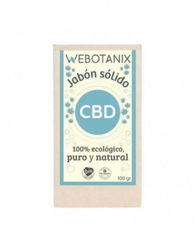 Jabon Solido Cbd 100Gr Bio Vegan Webotanix