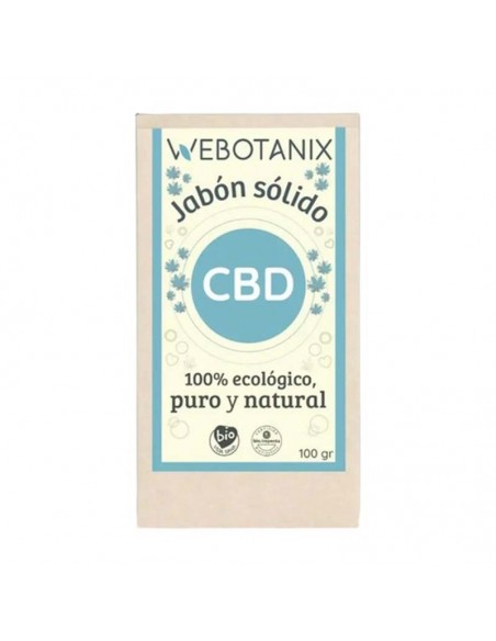 Jabon Solido Cbd 100Gr Bio Vegan Webotanix