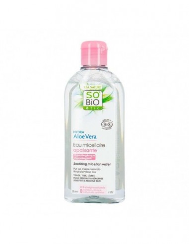 Agua Micelar Calmante Aloe-Rosas 500Ml. Bio So´Bio Etic