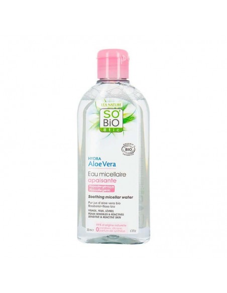 Agua Micelar Calmante Aloe-Rosas 500Ml. Bio So´Bio Etic