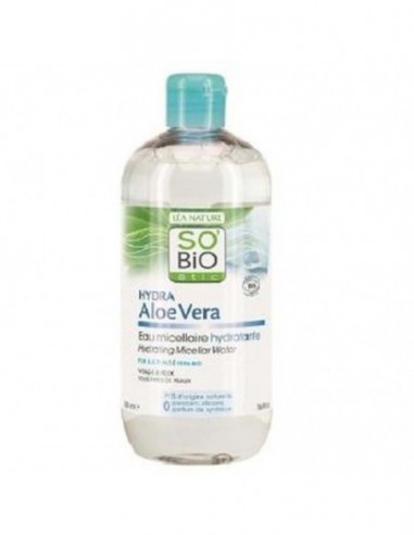 Agua Micelar Hidrantante Aloe Vera 500Ml. Bio So´Bio Etic