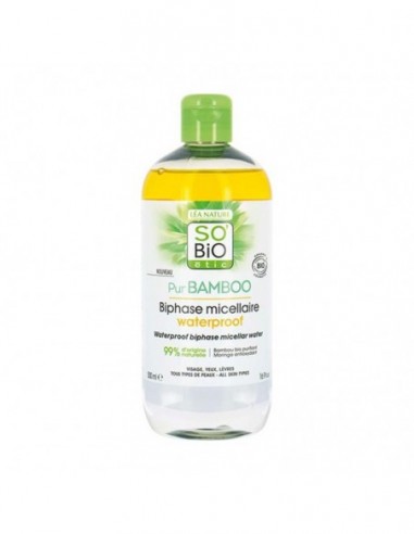 Agua Micelar Pur Bamboo Bifasica 500Ml. So´Bio Etic