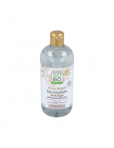 Agua Micelar Antiedad Hialuronico-Argan 500Ml. Bio So´Bio Etic