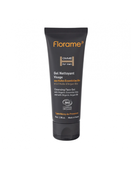 Gel limpiador facial hombre Florame