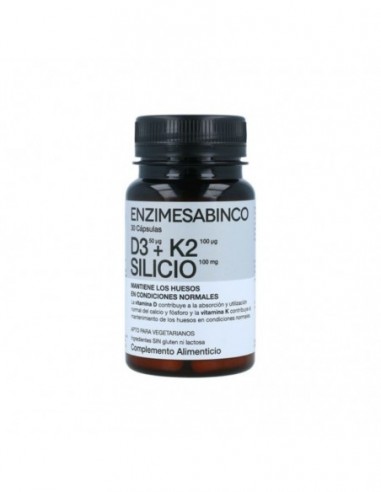 D3 + K2 + Silicio Sistema Articular 30Cap. Enzime Sabinco